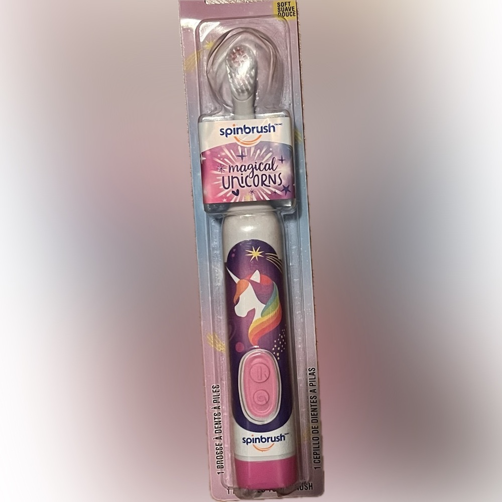 Magical Unicorn Kid’s Spinbrush Electric Battery Toothbrush, Soft, 1 ct